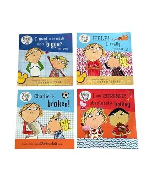 Charlie & Lola Book Bundle Lot of 4 Lauren Child Kids Books
